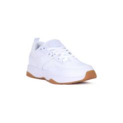 Buty DC Shoes WG5 TRIBEKA. Białe trampki męskie DC Shoes, bez wzorów, bez zapięcia. Za 426,22 zł.