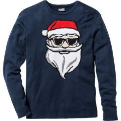 Swetry klasyczne męskie: Sweter Regular Fit bonprix ciemnoniebieski