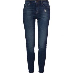 Emporio Armani Jeans Skinny Fit blue denim. Niebieskie rurki damskie Emporio Armani, z bawełny. Za 689,00 zł.