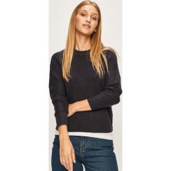 Only - Sweter. Czerwone swetry damskie ONLY, s, bez wzorów, z dzianiny, z krótkim rękawem, krótkie, bez kaptura. W wyprzedaży za 79,90 zł.