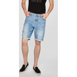 Tom Tailor Denim - Szorty. Niebieskie spodenki i szorty męskie marki TOM TAILOR DENIM, z bawełny, casualowe. W wyprzedaży za 99,90 zł.