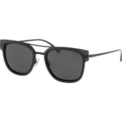 Polo Ralph Lauren - Okulary. Czarne okulary przeciwsłoneczne męskie marki Polo Ralph Lauren, z tworzywa sztucznego. W wyprzedaży za 479,90 zł.