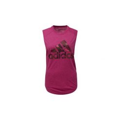 Topy na ramiączkach / T-shirty bez rękawów adidas Koszulka Here to Create Muscle. Czerwone topy damskie Adidas, l. Za 149,00 zł.