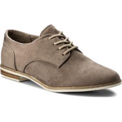 Oxfordy JENNY FAIRY - W17SS768-12 Khaki. Brązowe jazzówki damskie marki Jenny Fairy, z materiału. W wyprzedaży za 79,99 zł.