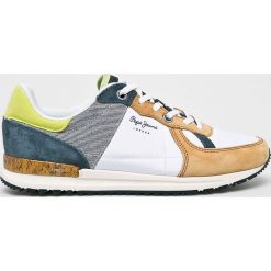 Pepe Jeans - Buty Tinker Pro Camp Summer. Żółte sneakersy męskie Pepe Jeans, na sznurówki. W wyprzedaży za 349,90 zł.