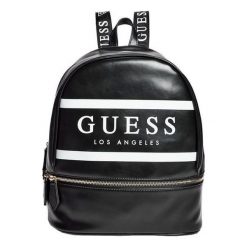 Guess Damski Plecak Marisoll Gym Logo Backpack Czarny. Czarne plecaki damskie marki Guess, z aplikacjami. Za 0,00 zł.