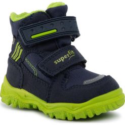 Śniegowce SUPERFIT - GORE-TEX 5-09044-81 M Blau/Grün. Niebieskie śniegowce chłopięce Superfit, bez zapięcia, gore-tex. Za 269,00 zł.