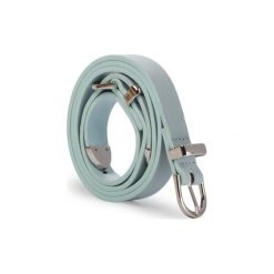 ACCCESSORIES 1W2-017-SS19. Niebieskie paski damskie ACCCESSORIES, w paski, ze skóry ekologicznej. Za 29,99 zł.