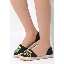 Espadryle damskie: Czarne Espadryle Beaver