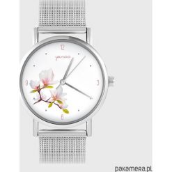 Zegarek - Magnolia - metalowy. Zegarki damskie Pakamera, metalowe. Za 139,00 zł.