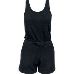 Kombinezony damskie: Urban Classics Ladies Melange Hot Jumpsuit Kombinezon czarny
