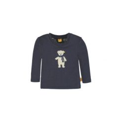 Steiff Boys Bluzka - niebieski - Gr.Moda (6 - 24 miesięcy ). Niebieskie bluzy niemowlęce Steiff, z aplikacjami, z elastanu, bez rękawów, bez kaptura. Za 125,00 zł.