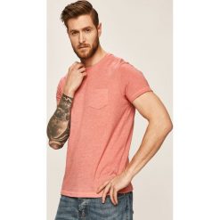 Brave Soul - T-shirt. Różowe t-shirty męskie Brave Soul, s, bez wzorów, z dzianiny, z okrągłym kołnierzem. Za 49,90 zł.