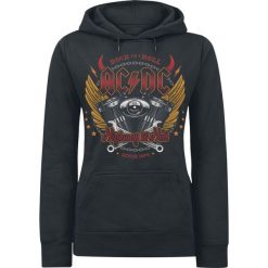 AC/DC Highway To Hell Bluza z kapturem damska czarny. Czarne bluzy z kapturem damskie marki AC/DC, s, z nadrukiem. Za 164,90 zł.