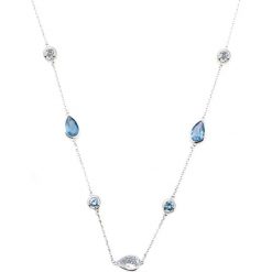 Naszyjniki damskie: Naszyjnik z kryształkami Swarovski – dł. 80 cm