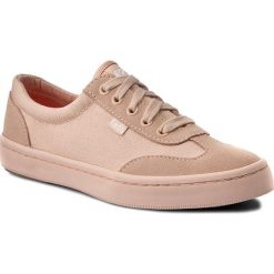 Tenisówki KEDS - Tournament Mono WF56774 Peach. Pomarańczowe półbuty damskie Keds, bez wzorów, ze skóry, bez zapięcia. W wyprzedaży za 129,00 zł.