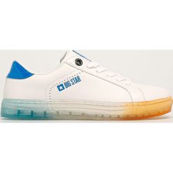 Big Star - Buty. Białe buty sportowe damskie BIG STAR, bez wzorów, z gumy, sportowe. W wyprzedaży za 89,90 zł.
