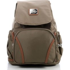 Plecak damski Bag Street Khaki. Brązowe plecaki damskie marki Bag Street, eleganckie. Za 77,90 zł.