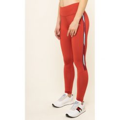 Legginsy Tommy Sport Full Length Logo Tape S10S100382. Czerwone spodnie damskie Tommy Sport, s, z elastanu. W wyprzedaży za 219,00 zł.