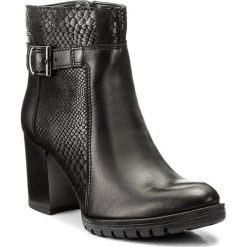 Botki SERGIO BARDI - Cremona FW127269617DP 601. Czarne botki damskie na obcasie marki Sergio Bardi, ze skóry. W wyprzedaży za 209,00 zł.