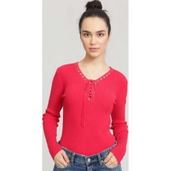 Fuksjowy Sweter Somebody Like You. Różowe swetry klasyczne damskie other, na jesień, l. Za 69,99 zł.