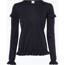 Swetry klasyczne damskie: BOSS Casual – Sweter damski – Waromy, niebieski