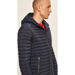 Save The Duck - Kurtka. Niebieskie płaszcze męskie Save the duck, xl, bez wzorów, z poliesteru, krótkie, z kapturem. W wyprzedaży za 629,90 zł.