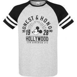 Myszka Miki i Minnie Honest & Honor T-Shirt odcienie szarego/czarny. Szare t-shirty męskie marki Myszka Miki i Minnie, l, z nadrukiem, z okrągłym kołnierzem. Za 79,90 zł.
