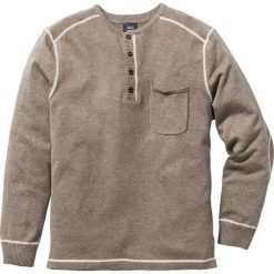 Swetry klasyczne męskie: Sweter Regular Fit bonprix piaskowy melanż