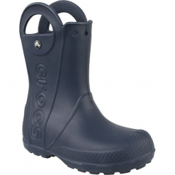 Buty dziecięce Handle Rain Boot granatowe r. 33-34 (12803). Szare buciki niemowlęce Crocs. Za 108,26 zł.