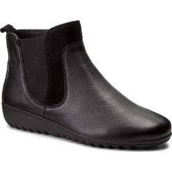 Botki CAPRICE - 9-25452-29 Black Nap. Comb 026. Czarne botki damskie zamszowe marki Caprice. W wyprzedaży za 239,00 zł.