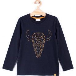 Koszulka. Białe t-shirty chłopięce MONOCHROME, bez wzorów, z bawełny, z długim rękawem. Za 19,90 zł.