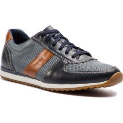 Sneakersy RIEKER - 19331-14 Blau Kombi. Niebieskie sneakersy męskie marki Rieker, na co dzień, bez wzorów, ze skóry ekologicznej, klasyczne, bez zapięcia. Za 299,00 zł.
