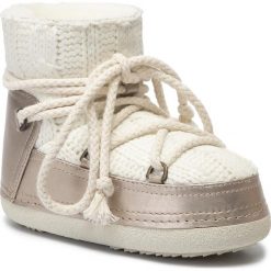 Buty INUIKII - Boot Galway 70101-10 White. Białe kozaki damskie Inuikii, na zimę, ze skóry, bez obcasa, bez zapięcia. W wyprzedaży za 989,00 zł.