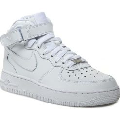 Buty NIKE Air Force 1 Mid '07 315123 111. Białe sneakersy męskie Nike, bez wzorów, bez zapięcia. W wyprzedaży za 459,00 zł.