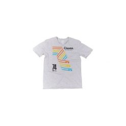 Roubaix Grey. Szare t-shirty męskie Crankk, s, z nadrukiem, z bawełny, bez kołnierzyka. Za 89,00 zł.