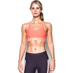 Biustonosze sportowe: Under Armour Biustonosz Mid Graphic Sports Bra London Orange r. S (1293777404)