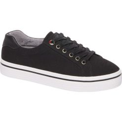 Sneakersy damskie Graceland czarne. Czarne sneakersy damskie Graceland, z gumy. Za 79,90 zł.