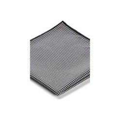 Poszetka CHECK. Szare poszetki męskie marki HisOutfit, bez wzorów. Za 49,00 zł.
