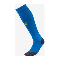 Puma Team Liga Skarpetki Niebieski. Niebieskie skarpetki męskie Puma, bez wzorów, z elastanu. Za 59,95 zł.