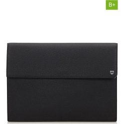 Puzderka: Skórzana kopertówka w kolorze czarnym – 34 x 25 x 5,5 cm