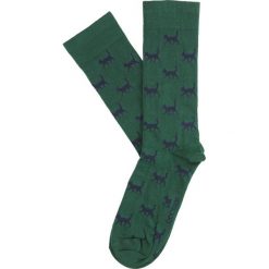 Skarpety cats zielony. Zielone skarpetki męskie Recman, bez wzorów. Za 19,00 zł.