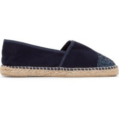 Espadryle damskie: Espadryle z czubkiem z cekinami
