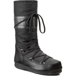 Śniegowce MOON BOOT - Soft Shade 24004500001 Nero/Black. Czarne kozaki damskie marki Moon Boot, ze skóry ekologicznej, bez zapięcia. W wyprzedaży za 419,00 zł.