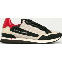 Guess Jeans - Buty. Sneakersy męskie Guess Jeans, z okrągłym noskiem, na sznurówki. Za 449,90 zł.