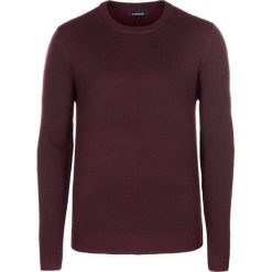 Swetry klasyczne męskie: Sweter w kolorze burgundowym