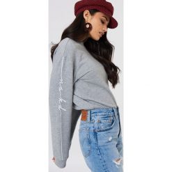 Bluzy damskie: NA-KD Trend Bluza dresowa – Grey