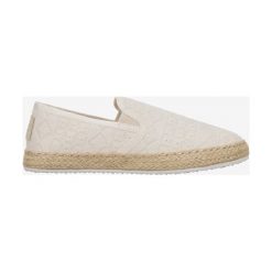 Gant Krista Espadryle Biały Beżowy. Brązowe espadryle damskie GANT, z haftami, z materiału, bez obcasa. Za 309,95 zł.