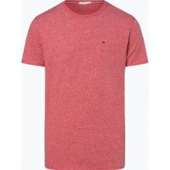 Tommy Jeans - T-shirt męski, czerwony. Czerwone t-shirty męskie Tommy Jeans, m, bez wzorów, z jeansu, bez kołnierzyka. Za 139,95 zł.
