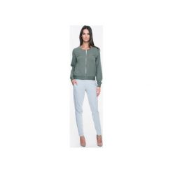 Mosali - Sportowa Bluza Dresowa na Zamek M005. Czarne bluzy rozpinane damskie marki Mosali, m, z materiału, biznesowe. Za 119,00 zł.
